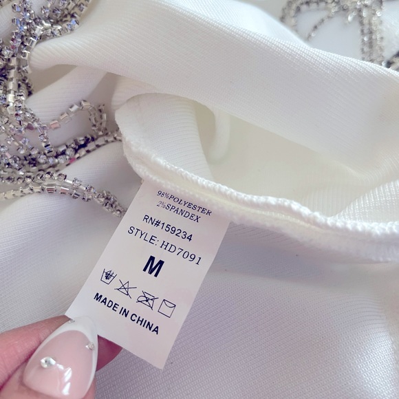 Fringe Rhinestone Dress - Picture 4 of 7